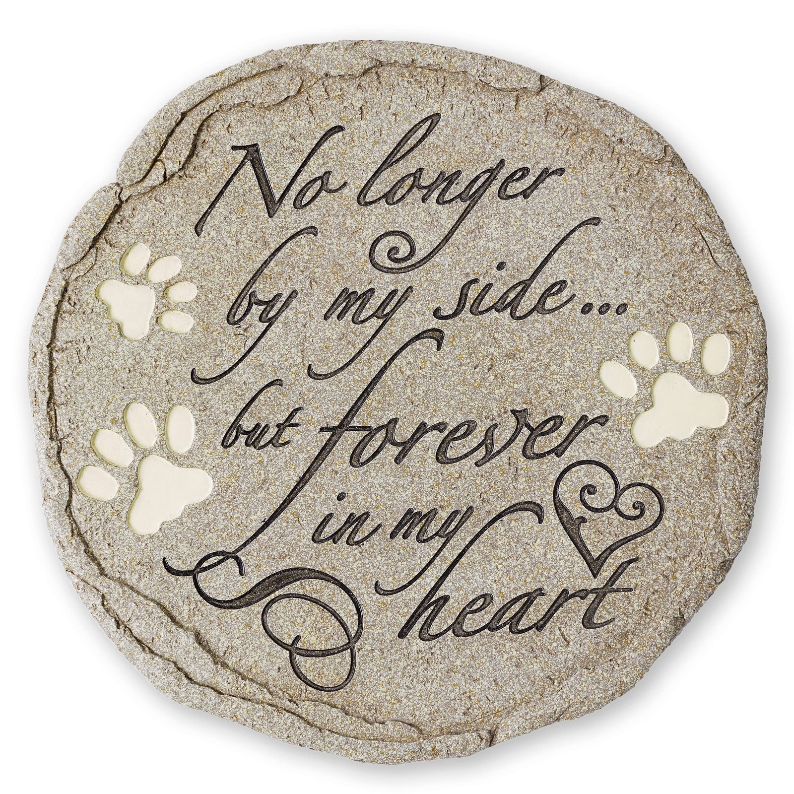 Cat or Dog Grave Marker Garden Memorial 8.07 x x .5 “, black, white