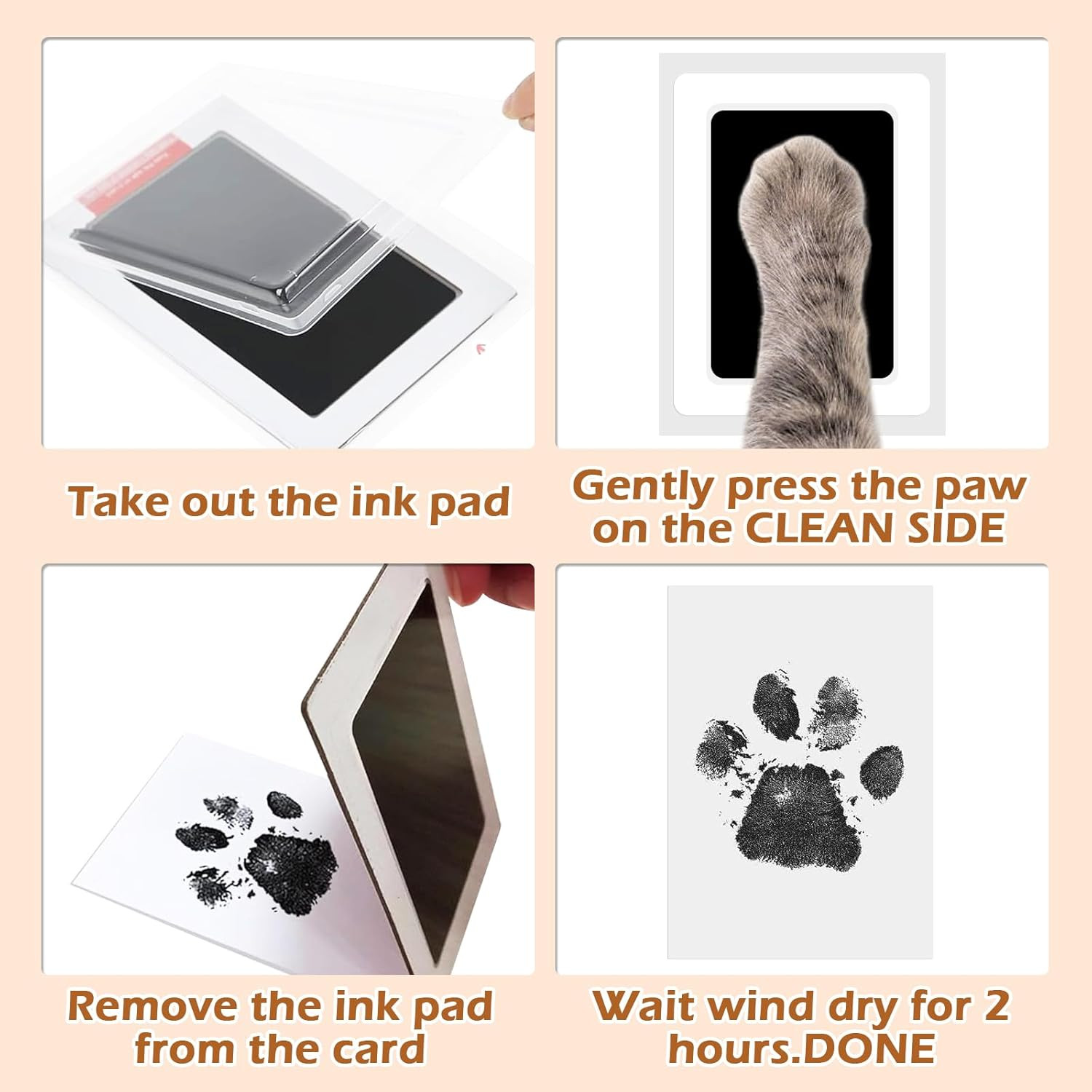 Pet Memorial Shadow Box – 8.6×8.6″ Keepsake Frame for Dog or Cat Mementos