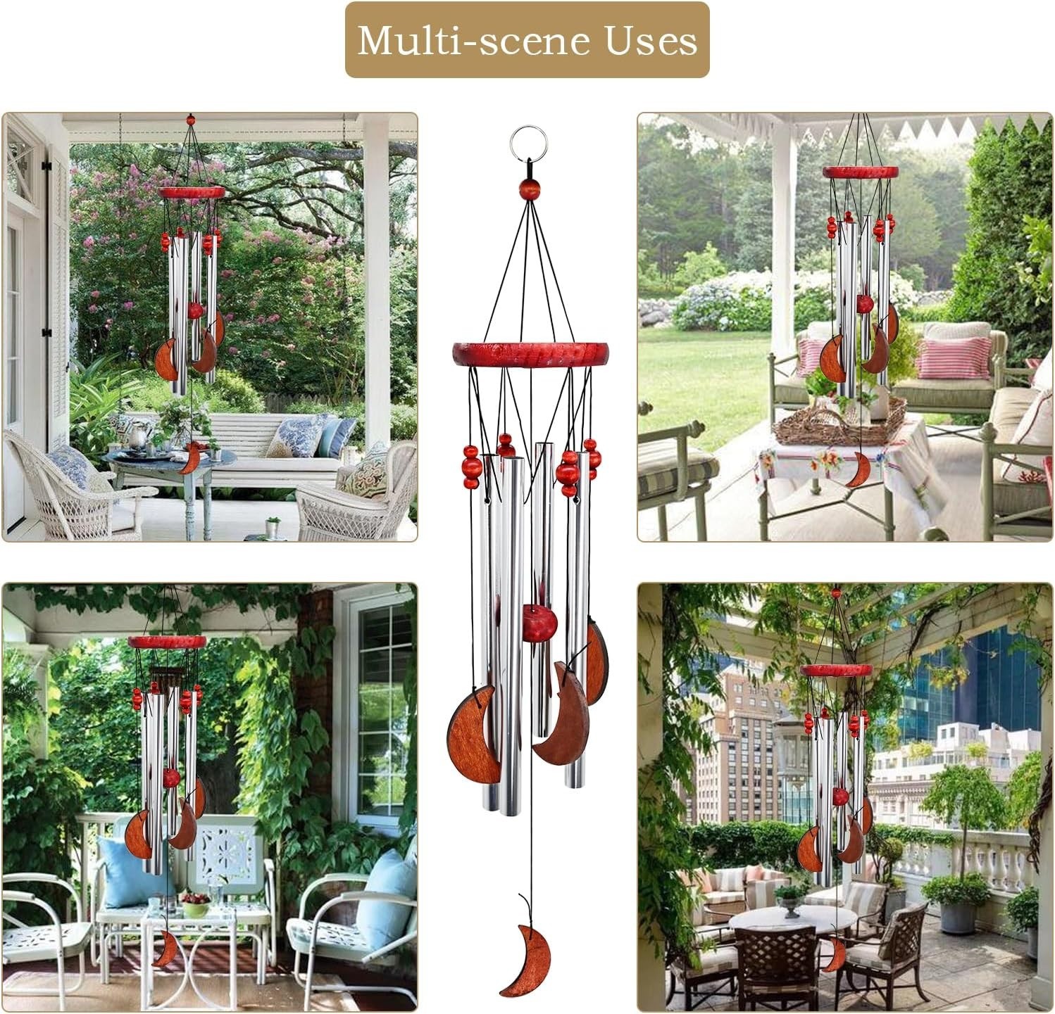 Pet Memorial Wind Chimes – Sympathy Gift for Pets & Loved Ones – Outdoor Gard…