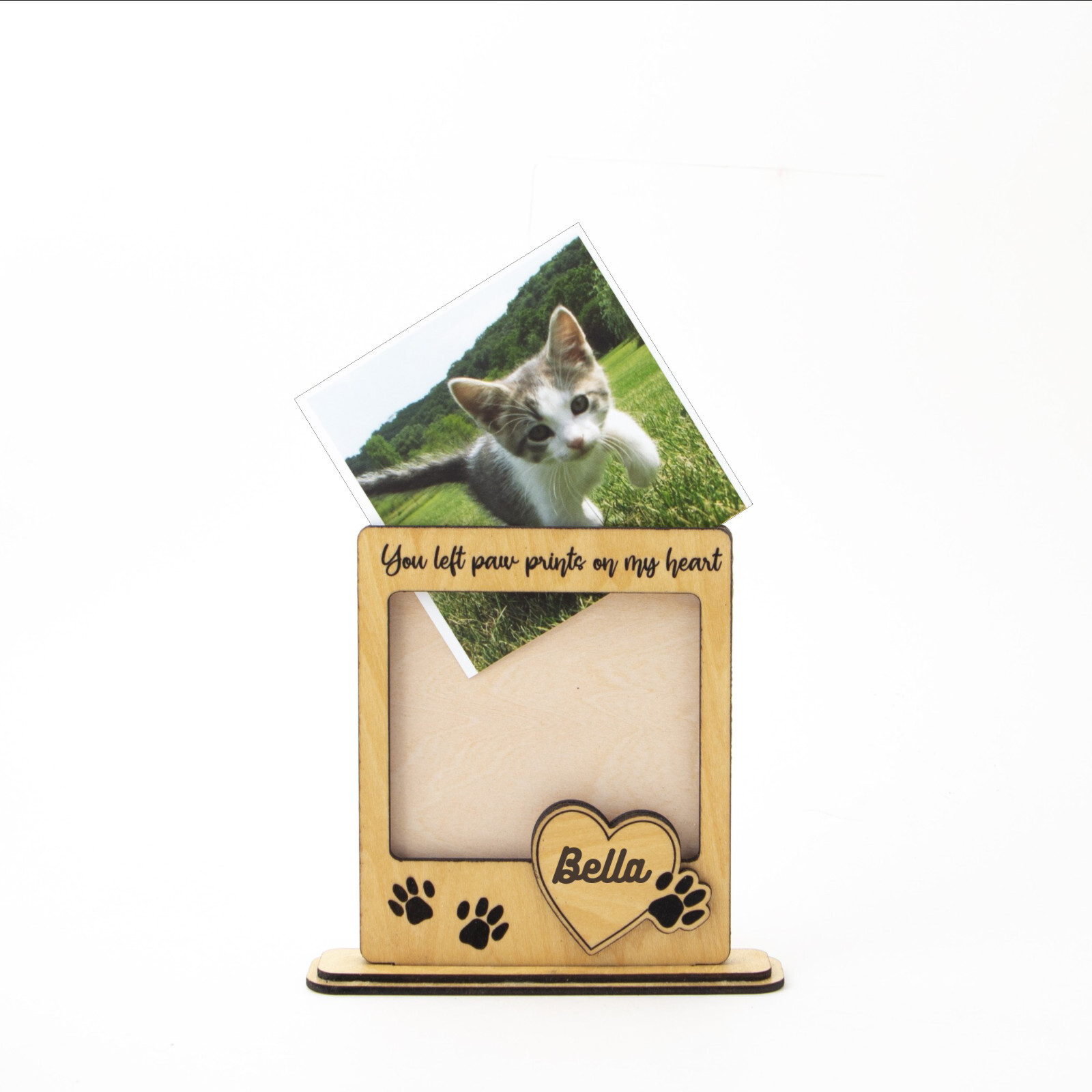 3D Personalized Pet Memorial Portrait Frame, Dog Photo Frame, Cat Photo Frame