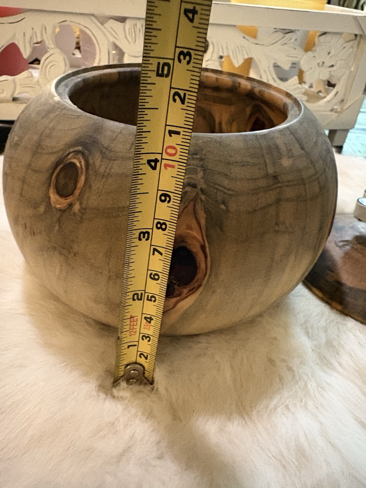 Handcrafted Wooden Pet Keepsake Bowl Dog Or Cat
