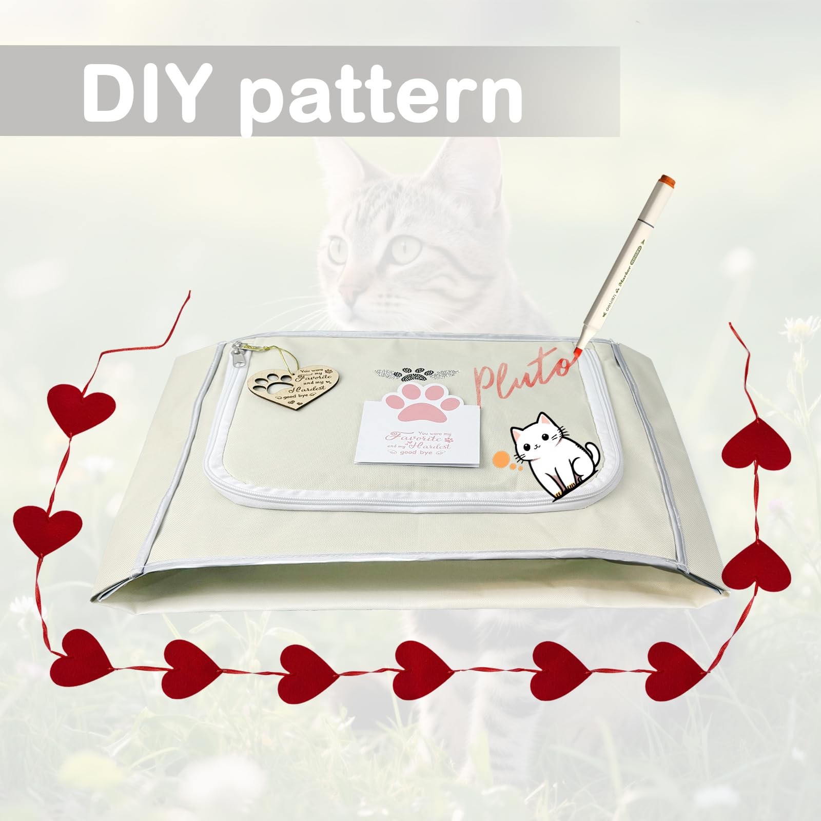 Lzhtime Pet Burial Eco Friendly Pet Body Bag Suitable For All Kinds Of Pets Pet
