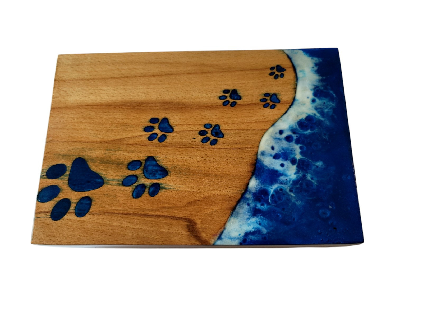Pet urns for Dogs Wood and Resin art Box 9 inch length 6 inch Breadth 3 Height