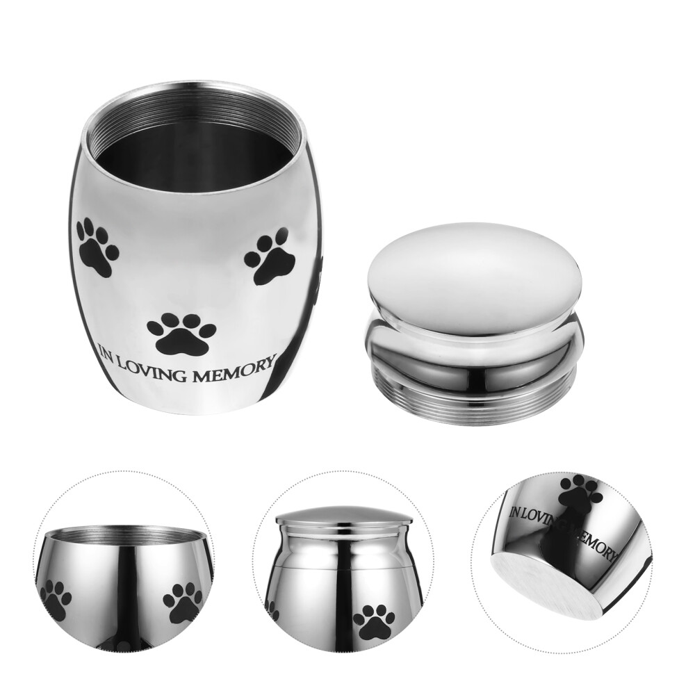 1PC Stainless Steel Dog Urns Large Dog urns Pet Urns for Cats Small Dog Urns