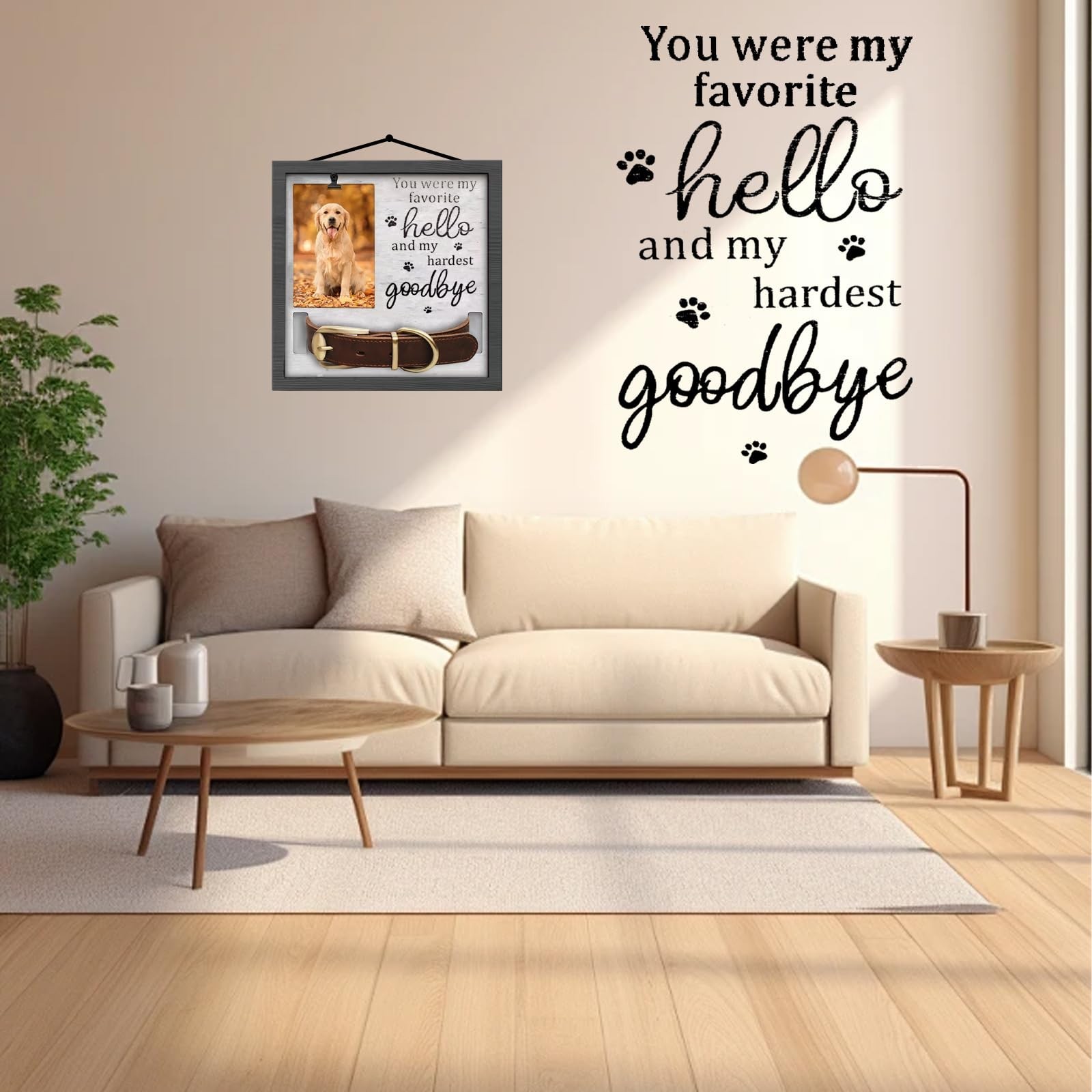 Pet Memorial Frames for Loss of Dog, in Memory of Dog or Cat Passing Away, Pe…