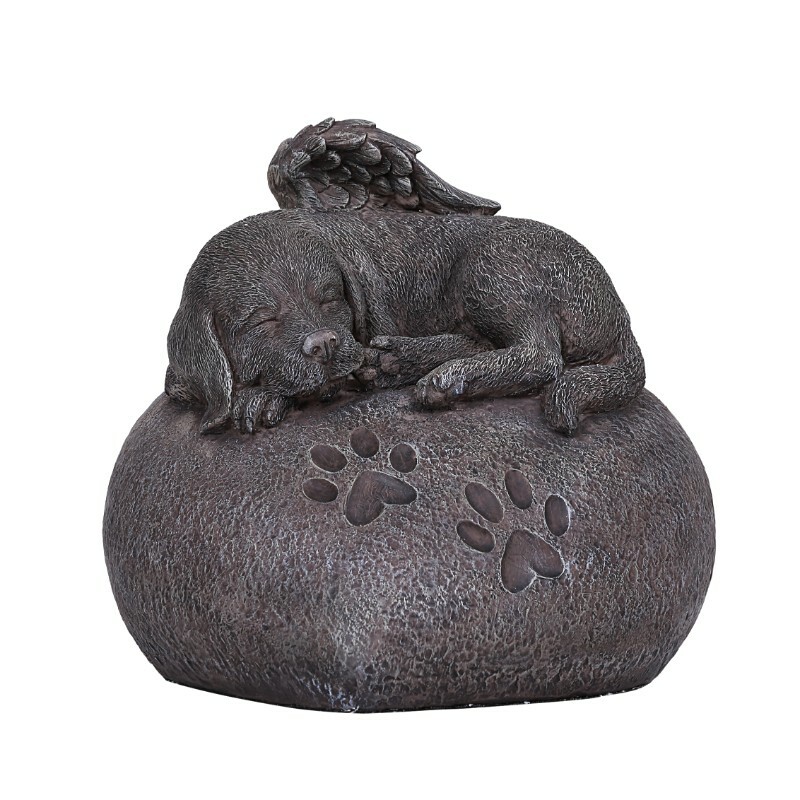 Dog Urn For Cremation Ashes Statue Pet Memorial Figurine