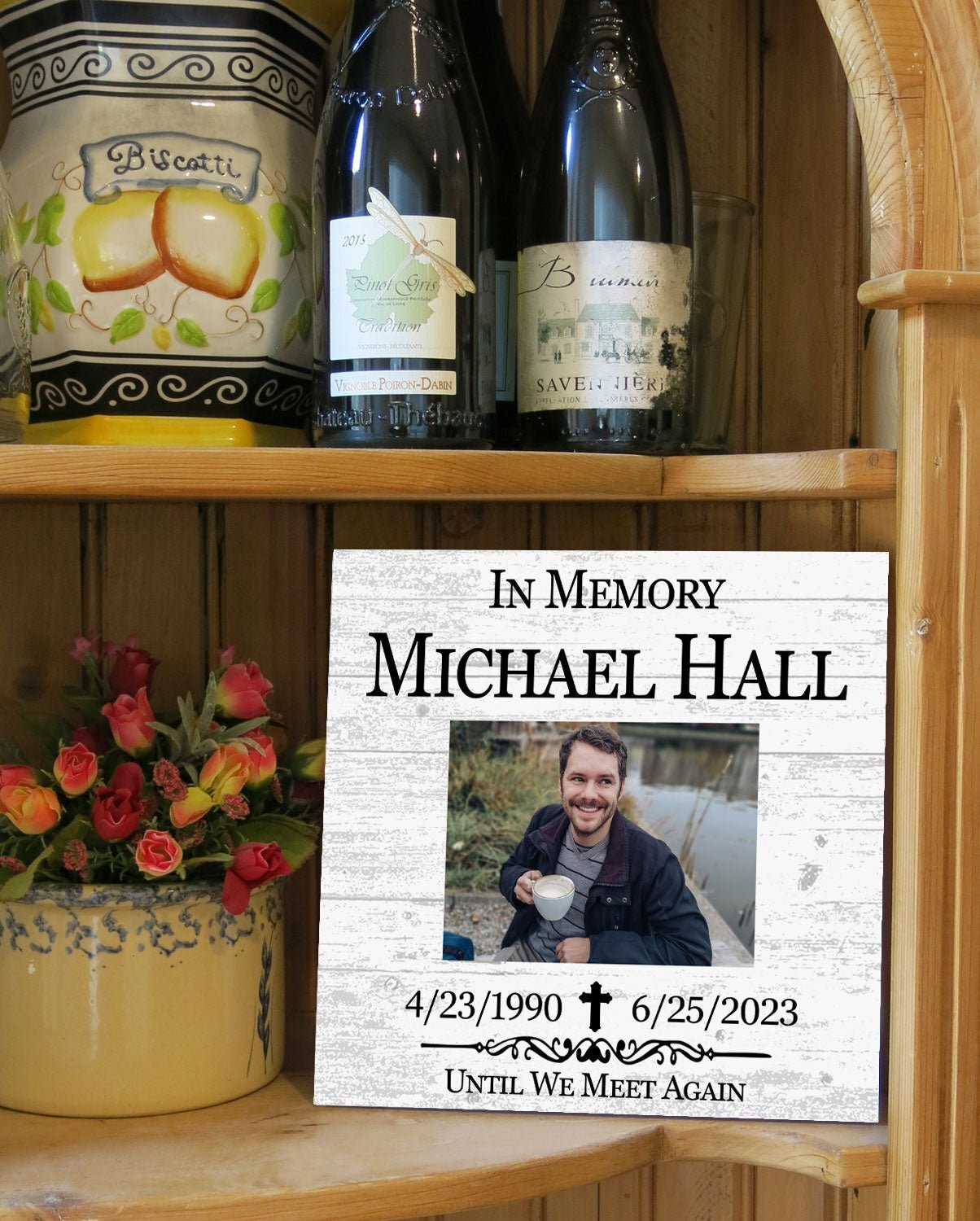 Custom Memorial Picture Frame Alternative – Personalized Gift – Upload Photo