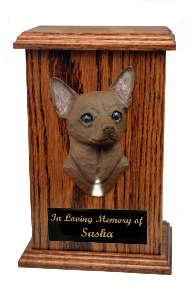 Chihuahua Short Hair Memorial Urn