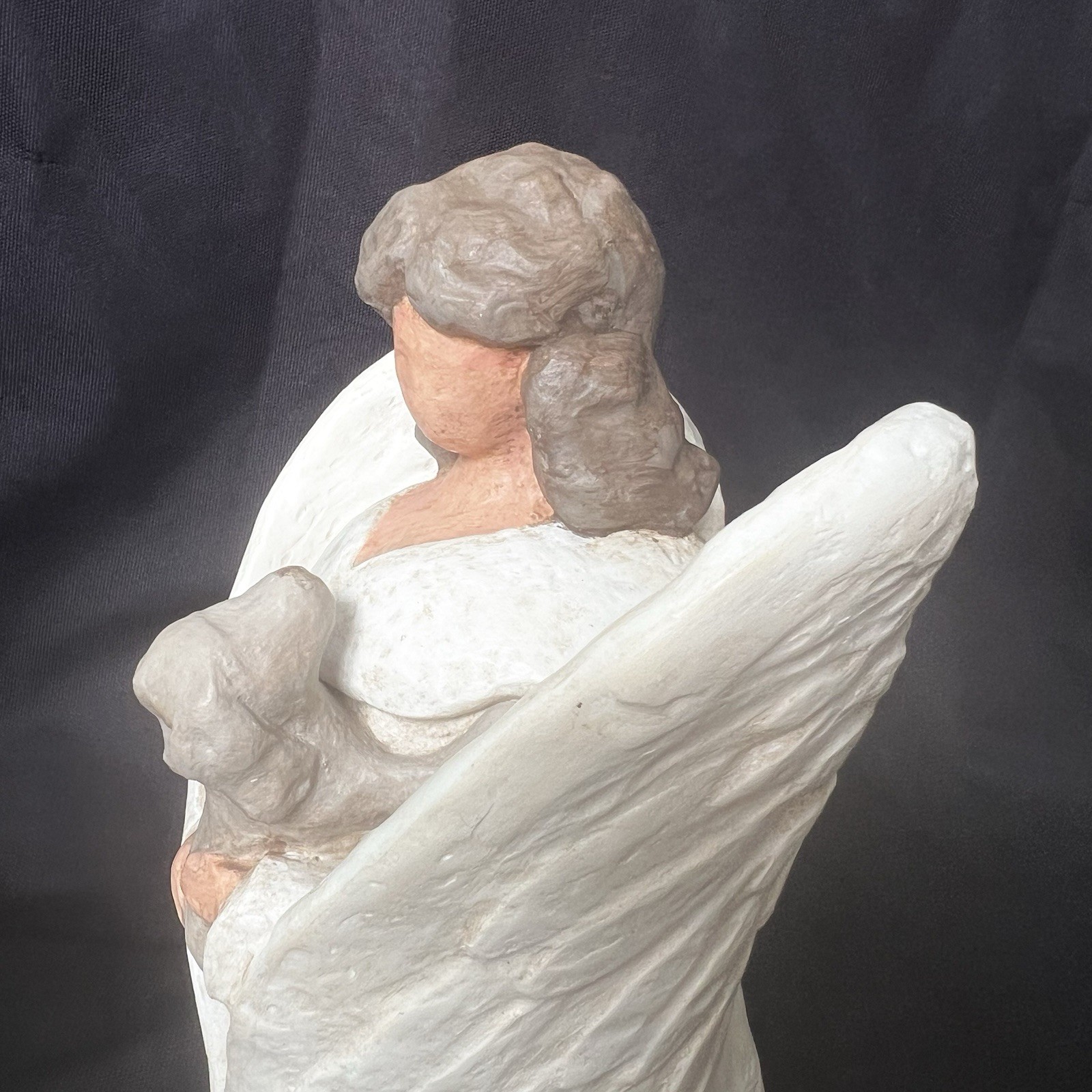 Angel Dog Urn For Cremation Ashes Statue Pet Memorial Figurine Handmade NEW