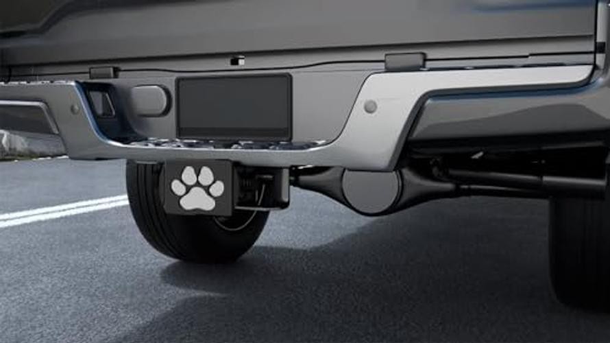 2″ Hitch Cover for 2 Inch Receivers (with 5/8″ Pin Diameter Dog Paw Print)