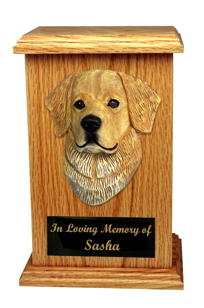 Golden Retriever Memorial Urn