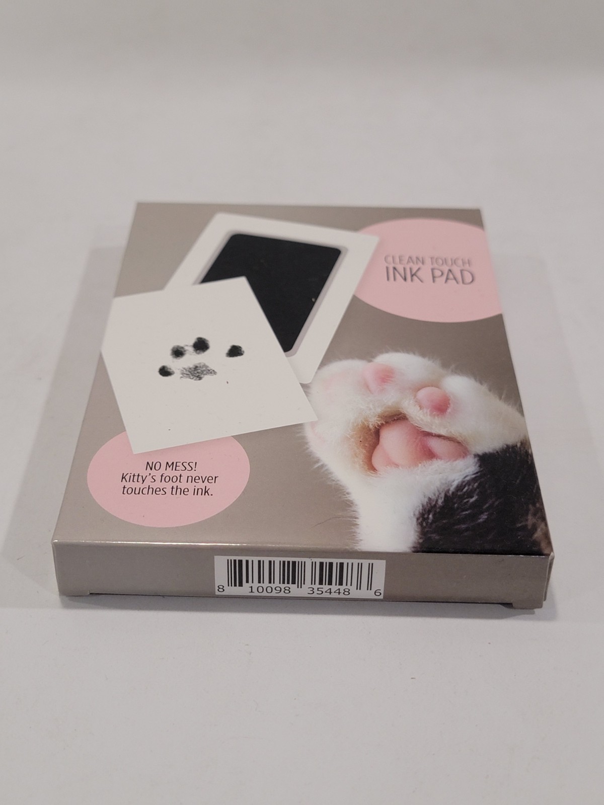 Paw Print Clean Touch Ink Pad – Pet Keepsake Kit for Small Dog or Cat Nose & Paw