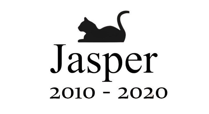 8 inch x 4 inch Pet Memorial Marble sign, Personalized Engraved Marble