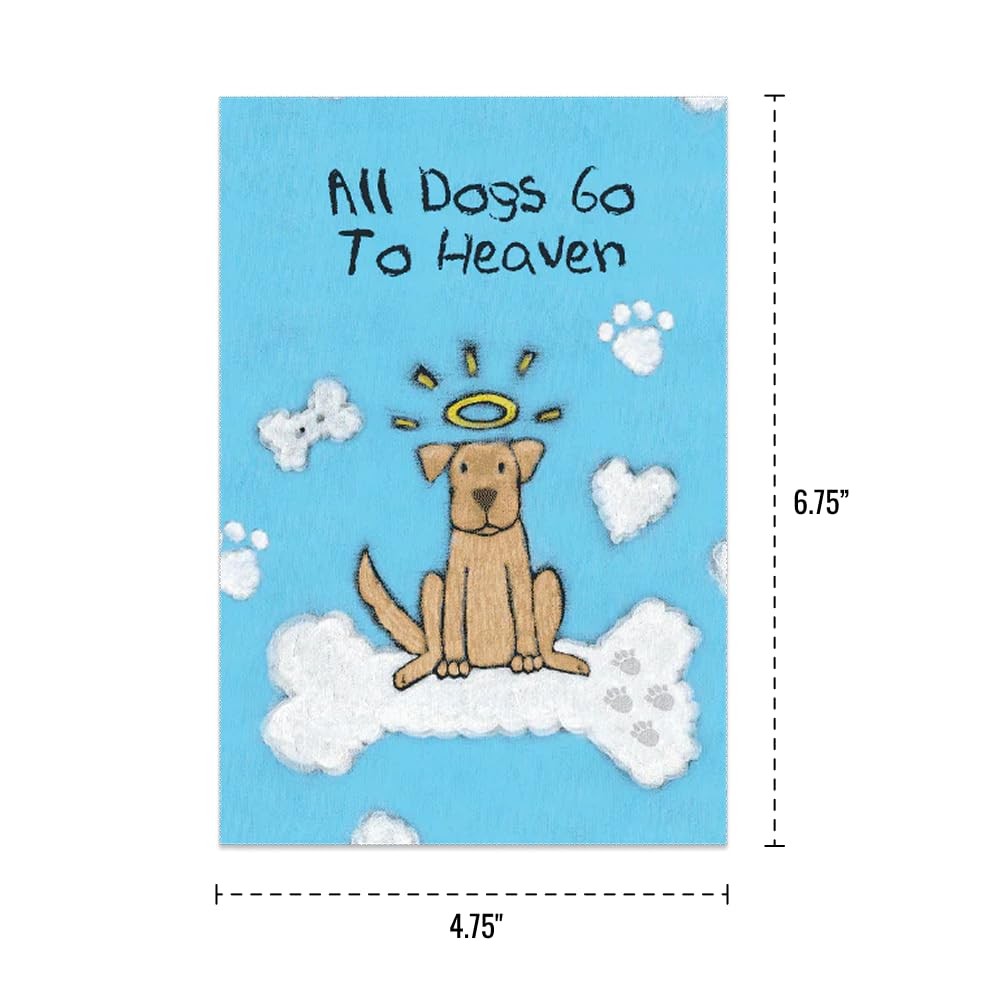 Sympathy Booklet – “All Dogs Go to Heaven” – 14-Page Pet Loss Remembrance Gif…