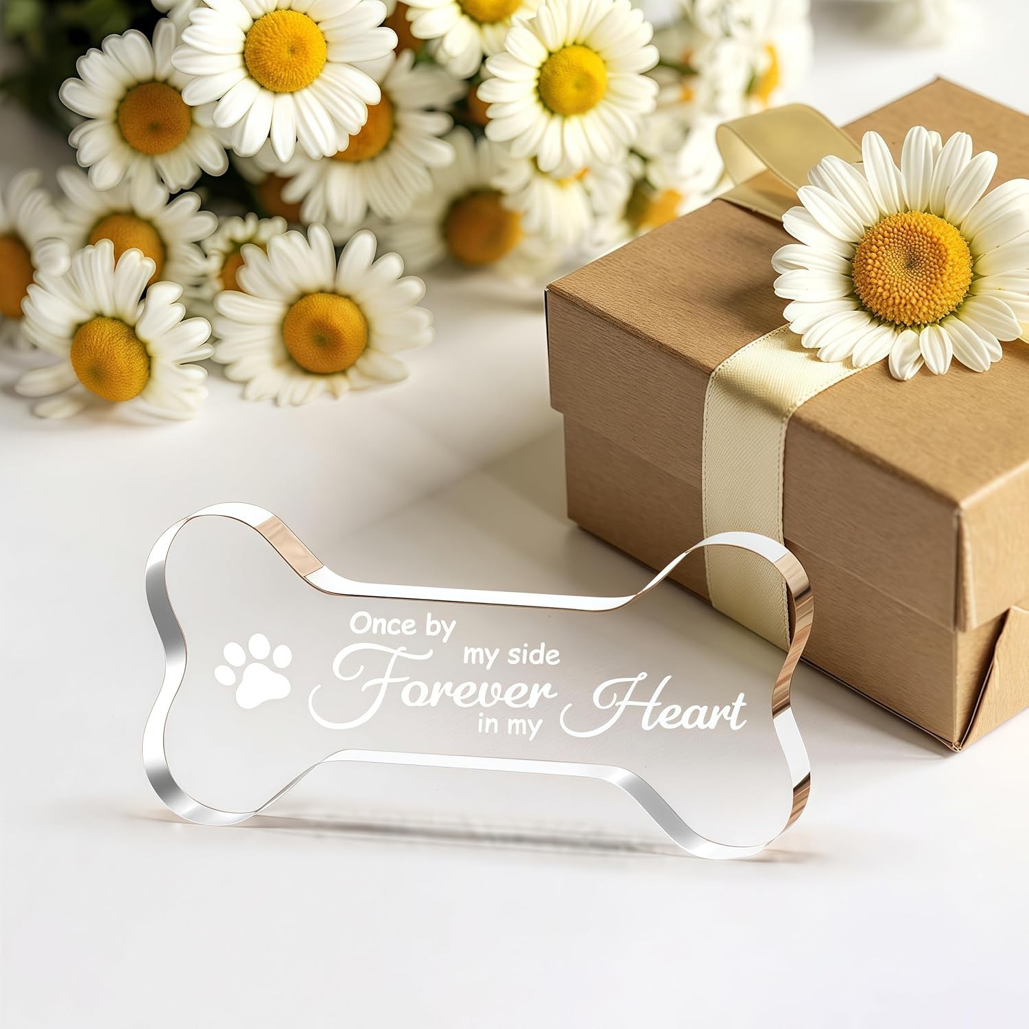 Cynlsum Pet Memorial Ornament Remembrance Gifts Loss of Dog Cat Sympathy Gift