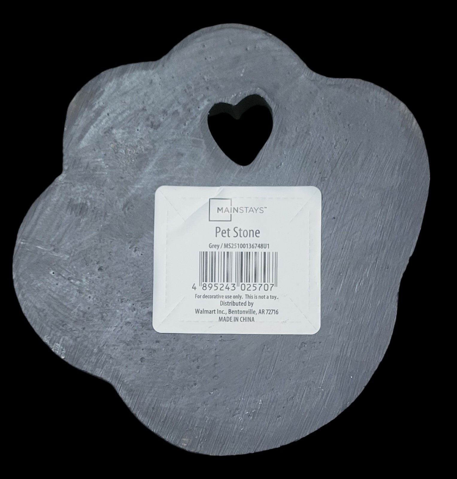 6″ Loss Of A Pet Garden Stone You Left Paw Prints On My Heart – NEW!