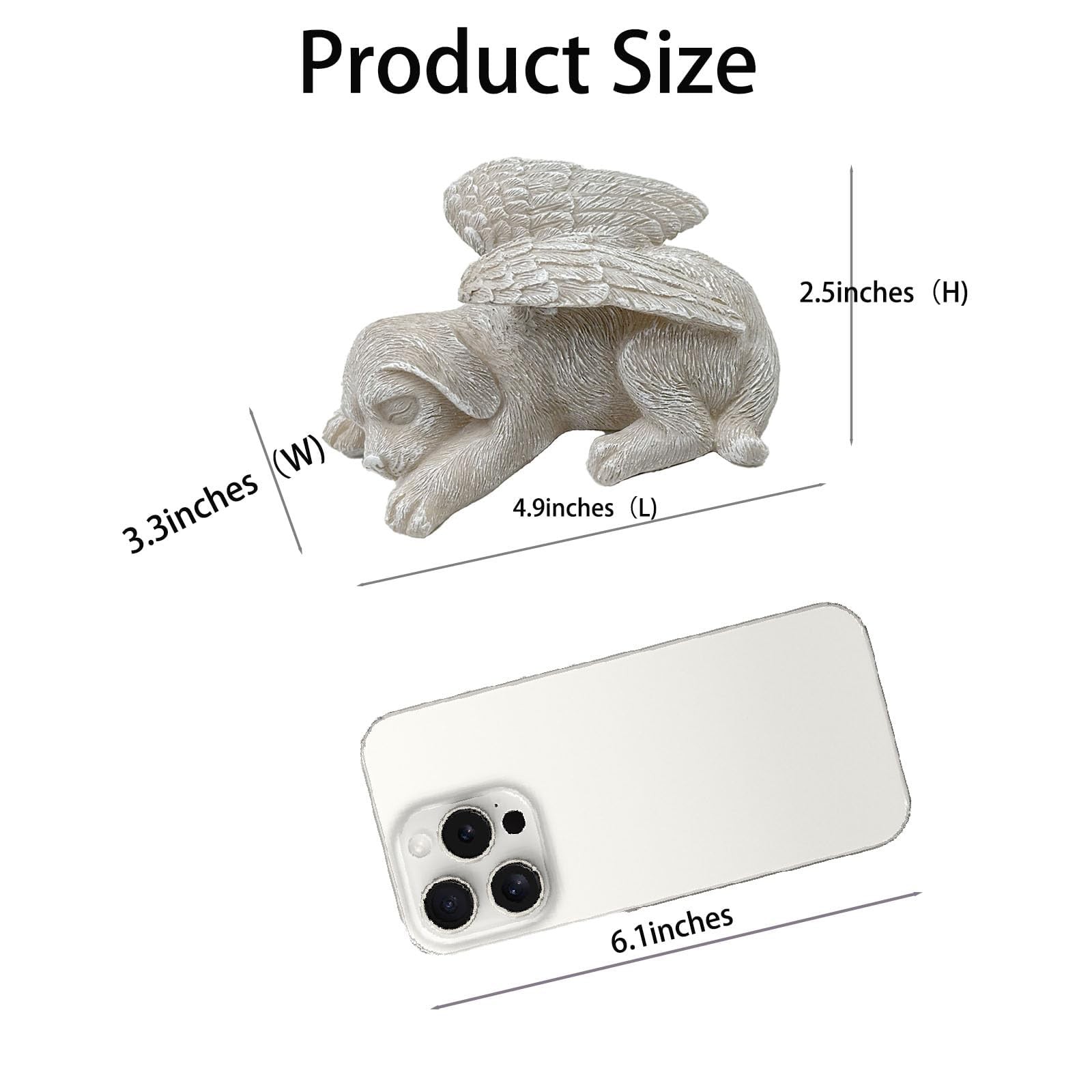 Small Dog Memorial Gifts for Loss of Dog,Resin Pet Memorial Statues,Forever M…