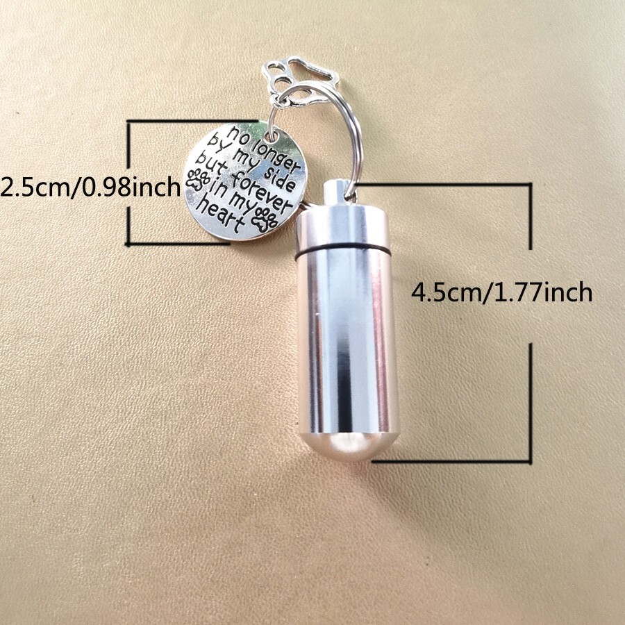 10 sets wholesale Pet Keepsake Urns urn Key Ring Cremation In Memory of My Dog