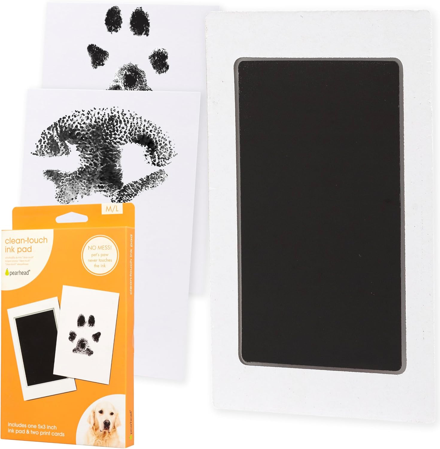 Paw Print Ink Pad Kit for Dogs & Cats – DIY Keepsake Impression Set