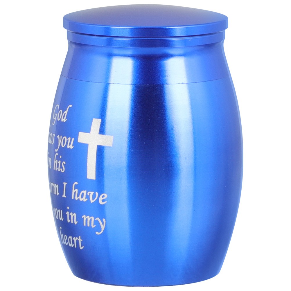 Cinerary Urn Metal Pet Cremation Urn for Ash Storage Memorial Keepsake 1Pack