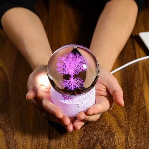 3D Tree of Life Gifts for Women – Crystals Ball Tree of Life 80mm-tree of life