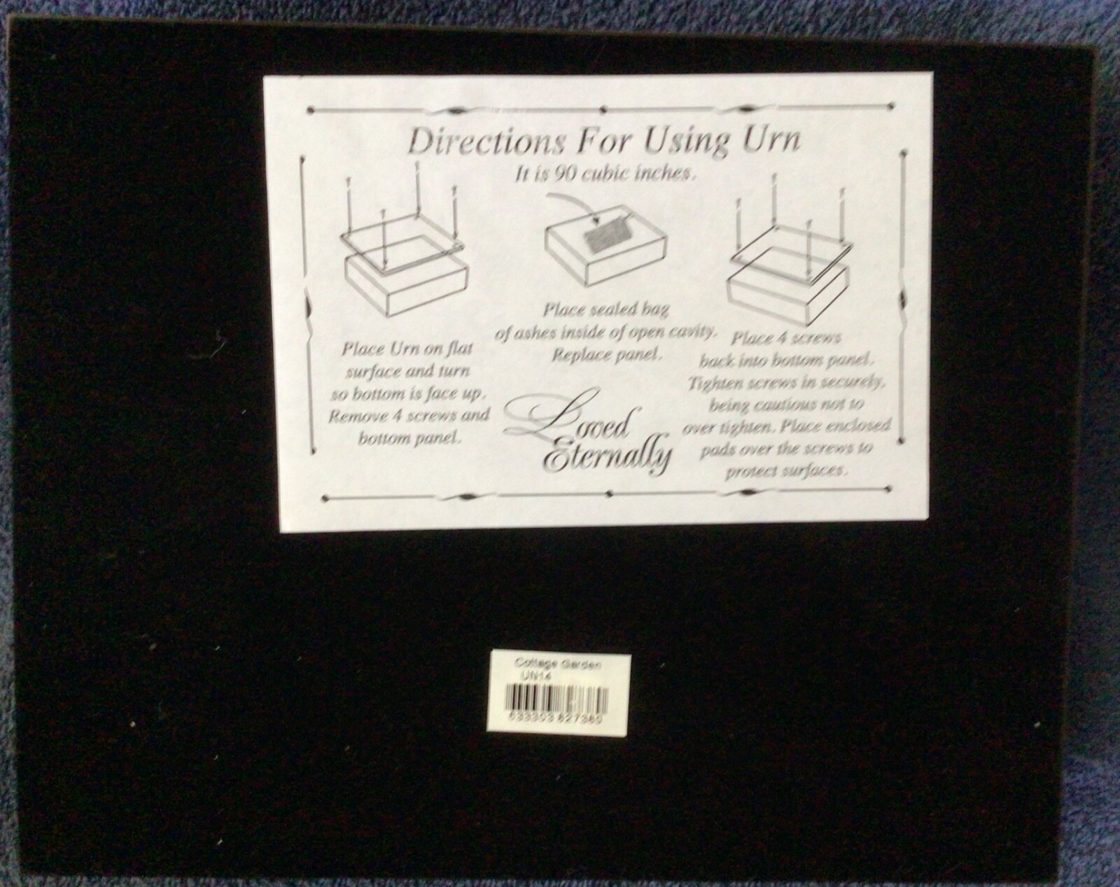 Beautiful Pet Cremation Box, Urn, Woodgrain, “My Dog’s Pawprints on My Heart”