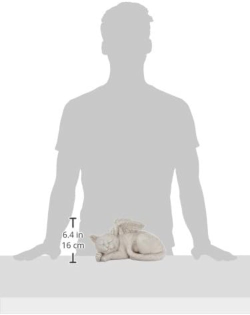 Weather-Resistant Cat Angel Memorial – Serene Tribute for Indoor & Outdoor Use