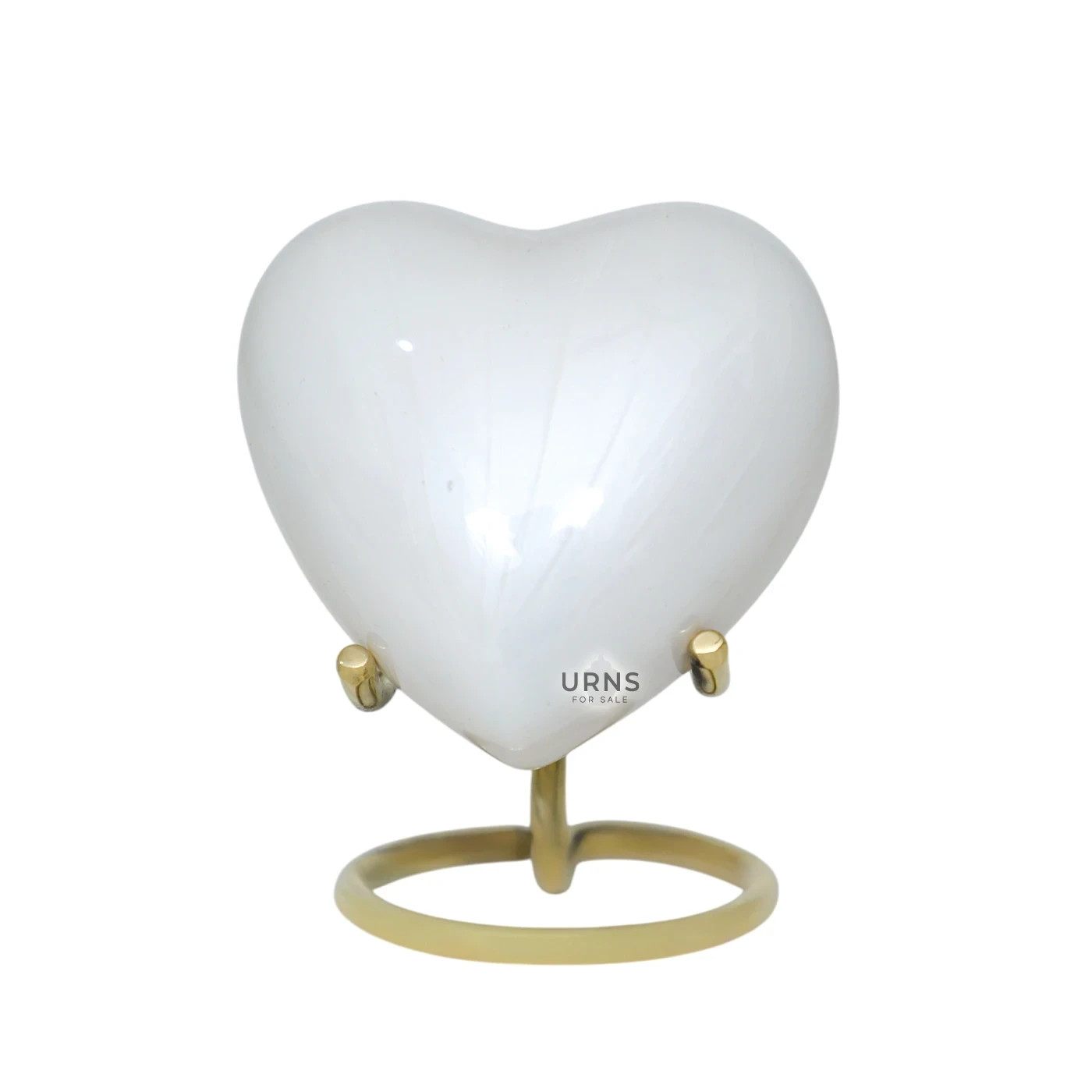 Baroque Shadow Satori Heart Keepsake Urn – Elegant Heart Memorial