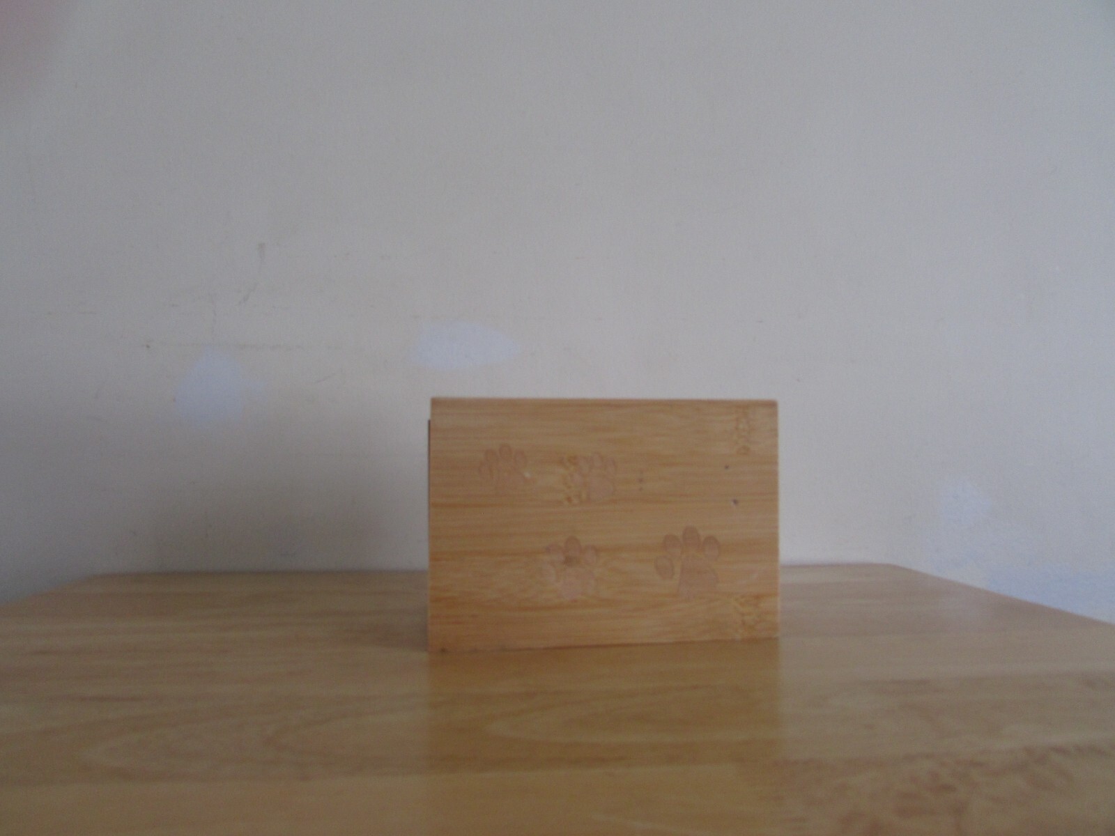 Pet Keepsake Picture Ashes Burial Memorial Wood Box Bottom Slides 6-1/2 x 4-3/8