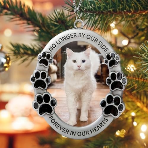 Pet Memorial Car Hanging Ornament – Photo Frame for Rearview Mirror Decor