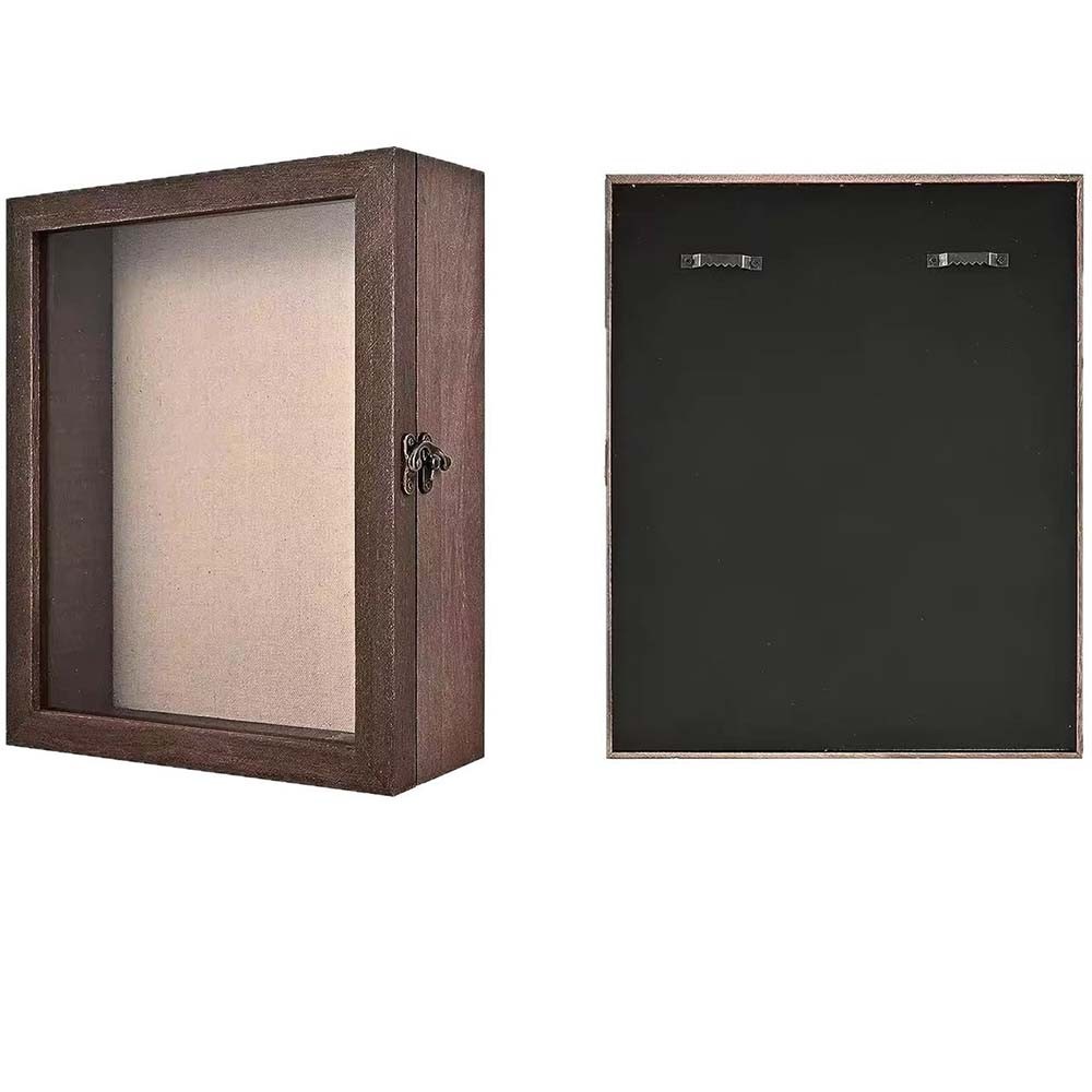 Natural Solid Handcrafted Elegant Classic Wooden Pet Growth Memorial Photo Frame