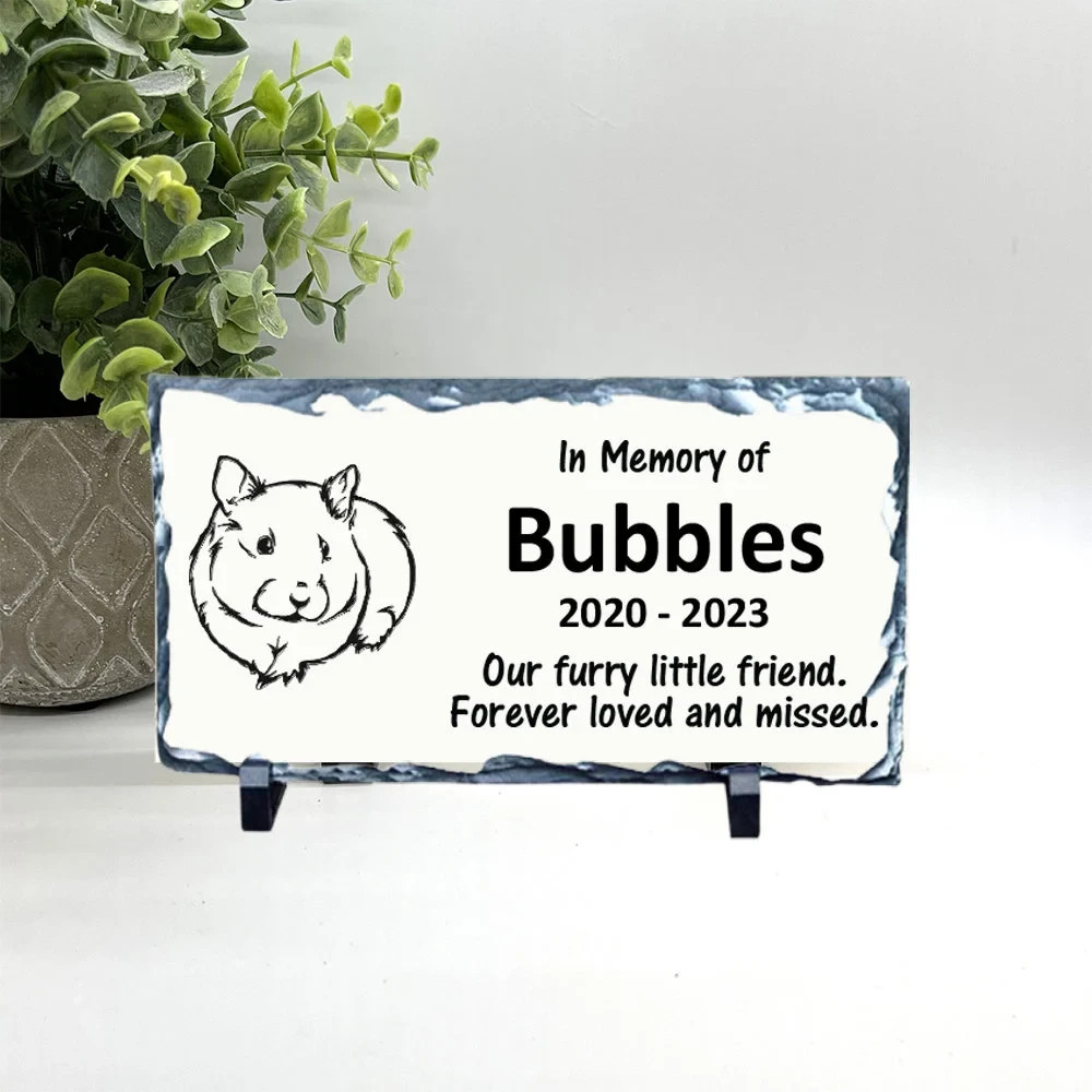 Guinea Pig Memorial – Personalized Pet Memorial Stone – Pet Loss sympathy Gift