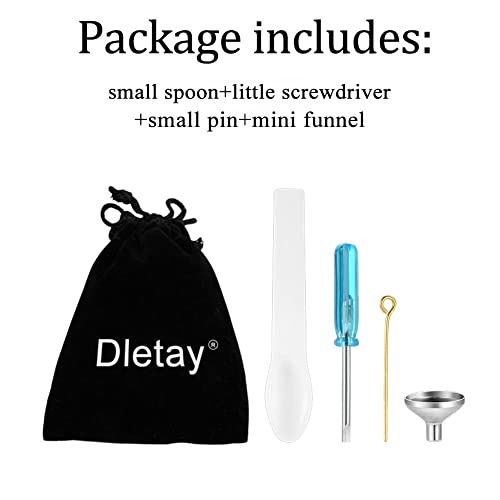 Mini Funnel Set for Cremation Jewelry Filling Kit for Urn Necklace Keepsake