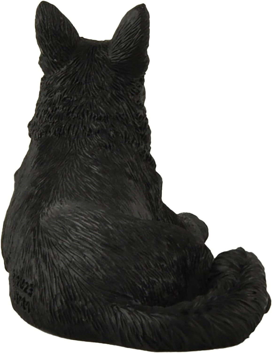 6″ Mini Black German Shepherd Figurine – Black German Shepherd Gifts