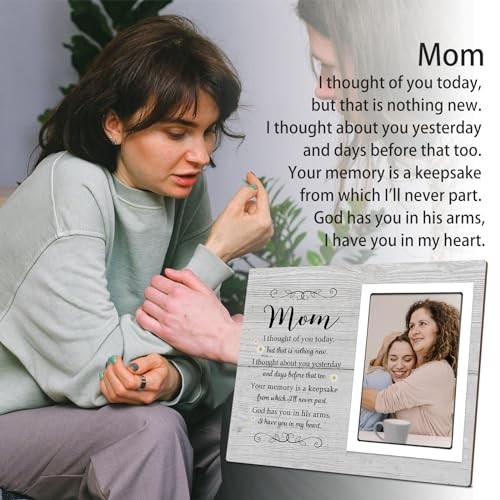 Mom Memorial Picture Frame – Memorial Gifts for Loss of Mother –Sympathy