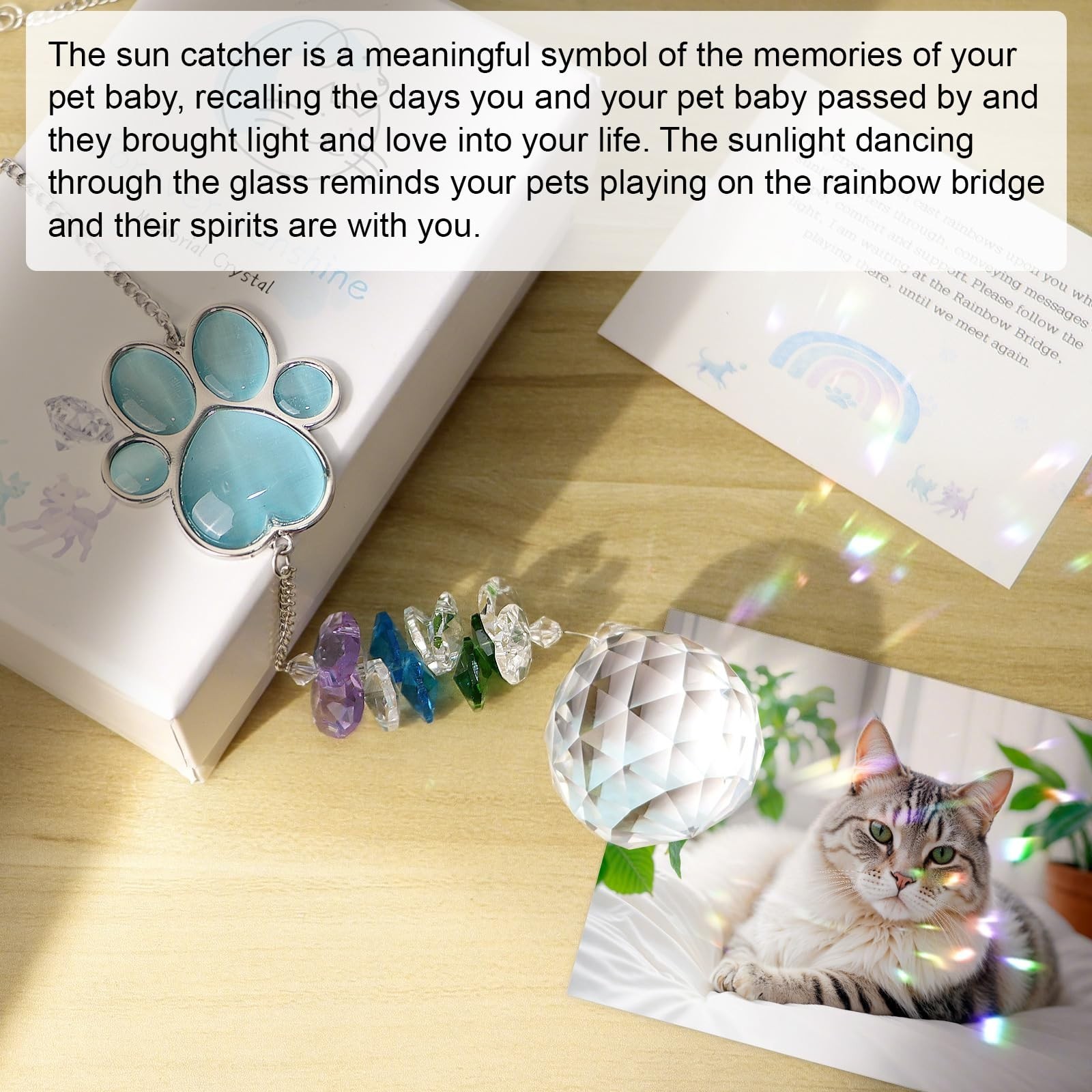 Dog Memorial Gifts for Loss of Dog,Thoughtful Dogs and Cats Remembrance Sun C…
