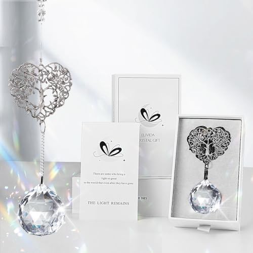 Modern Sympathy Gift for Loss of Mom – Tree Life Heart Design Heart-shaped Tree