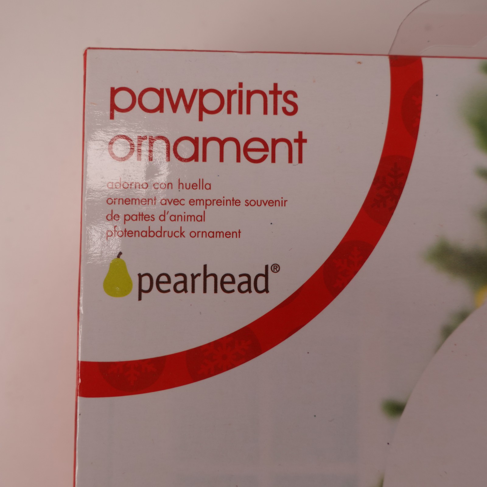 Pearhead Pawprints Ornament Pet Memorial Keepsake Kit Dog Cat Paw Print DIY