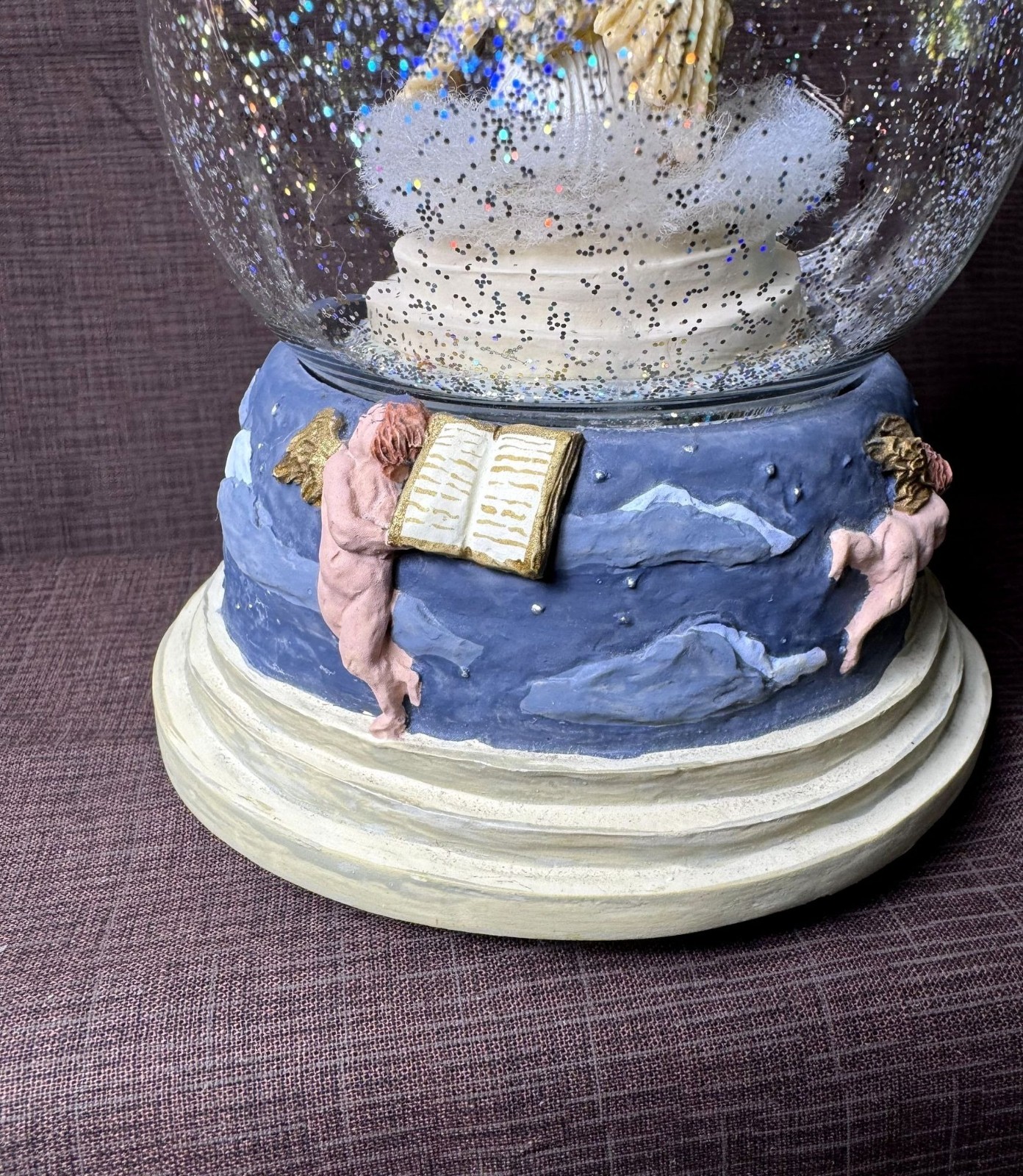 Pet Memorial Music Globe Rainbow Bridge Angel Dog Sympathy Gift