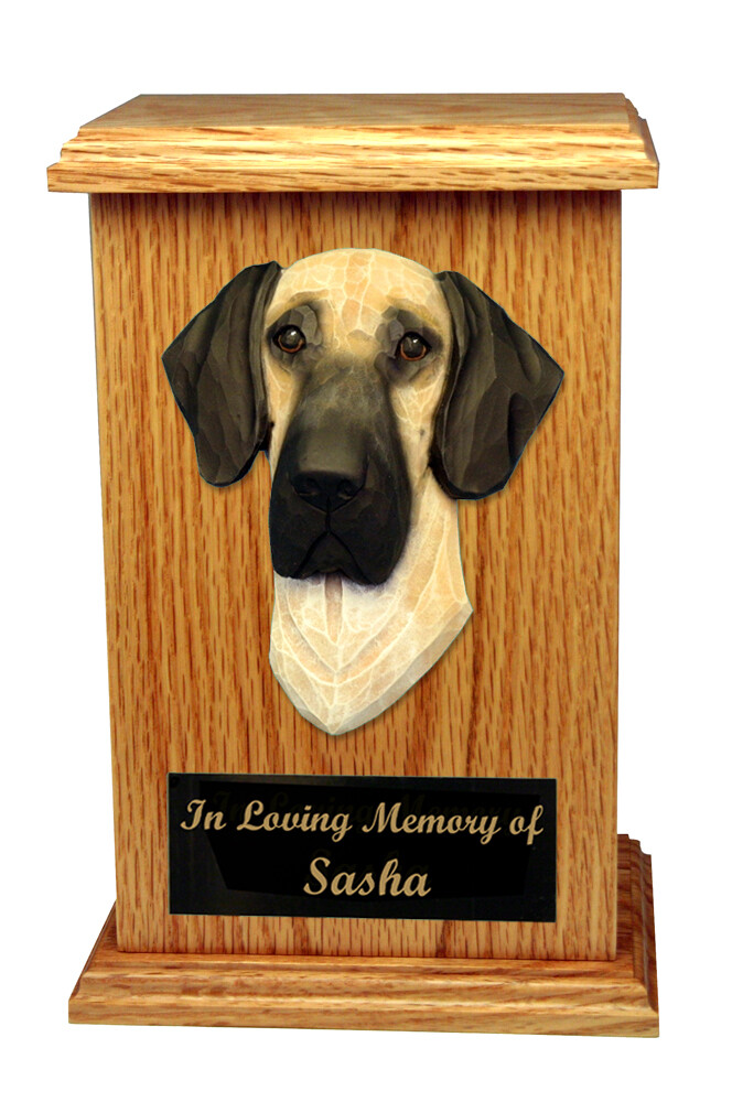 Great Dane Natural Memorial Urn