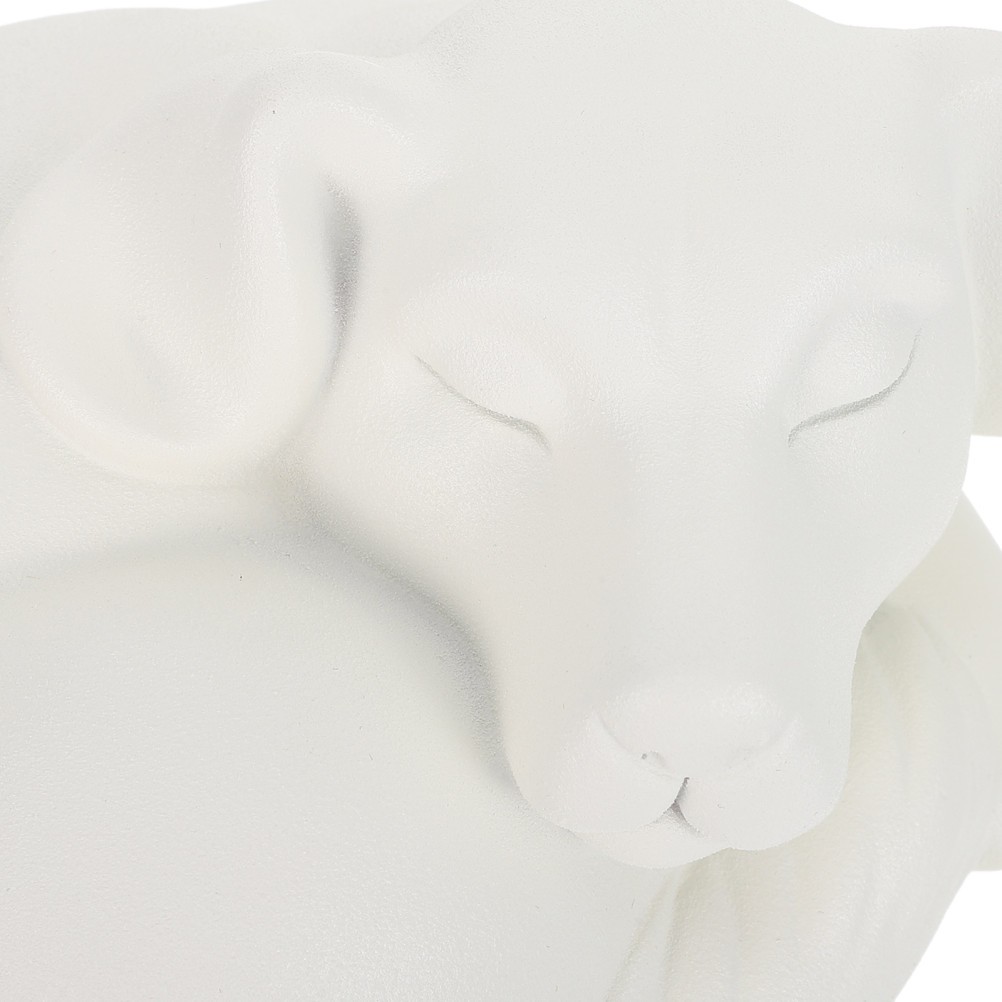 Sleeping Pet Memorial Urn, Resin Cremation Keepsake, Indoor Pet Tribute, Small