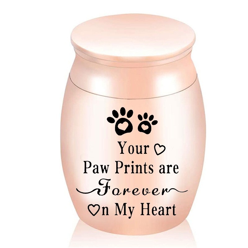 Pet Urn Memorial Jar Cremation Urn For Ashes Small Dog Cat Pet Memorial Keepsake