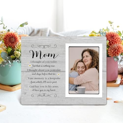 Mom Memorial Picture Frame – Memorial Gifts for Loss of Mother –Sympathy