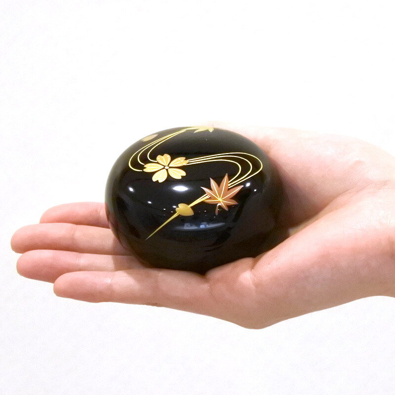Makie Awase Beauty of the Four Seasons Small Keepsake Urn for Human Ashes