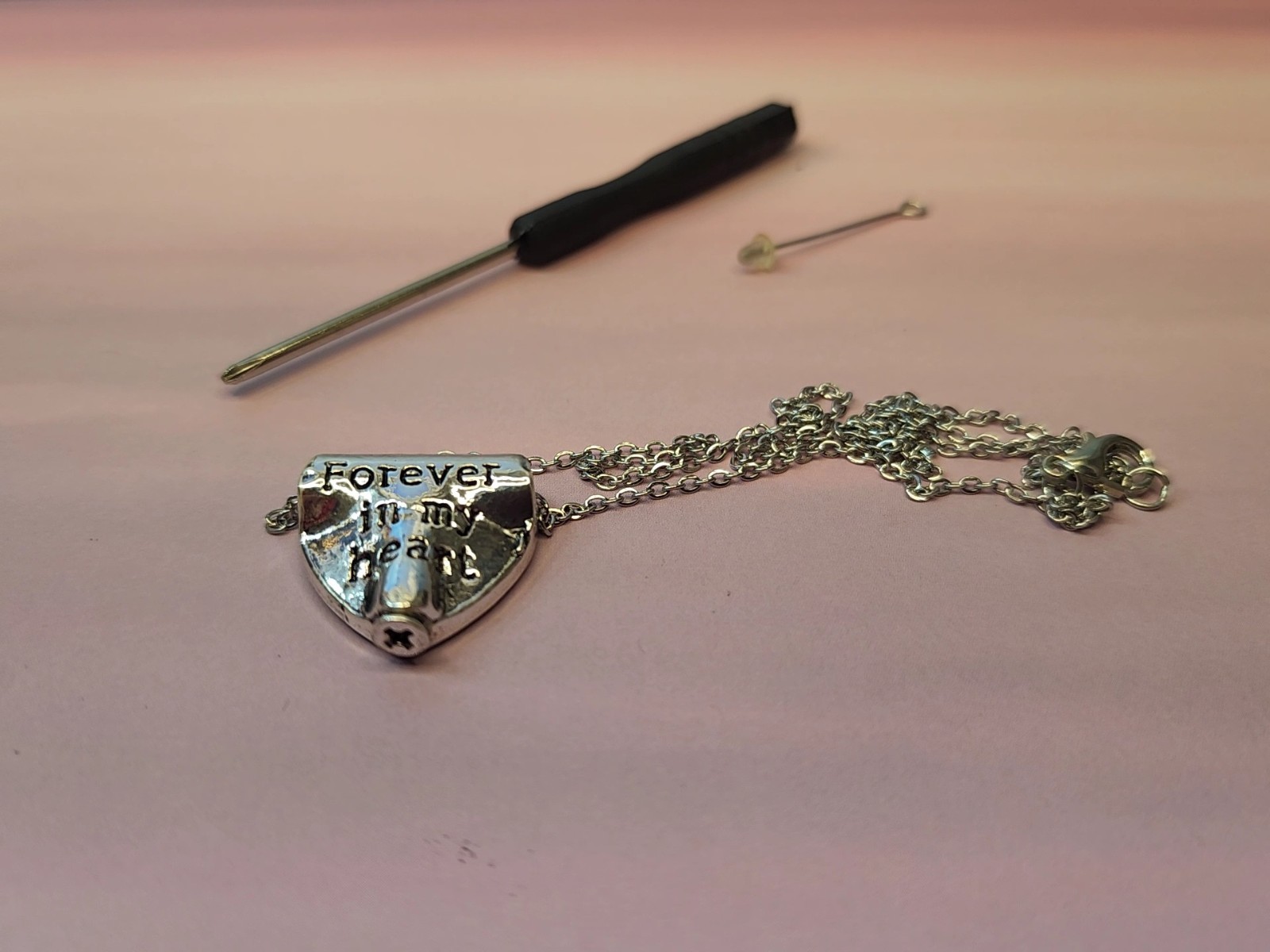 You Left Paw Prints On My Heart Pet Cremation Jewelry