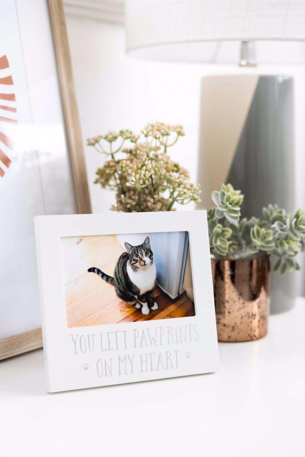 Pearhead You Left Pawprints on my Heart Pet Remberance/Sentiment Picture Frame