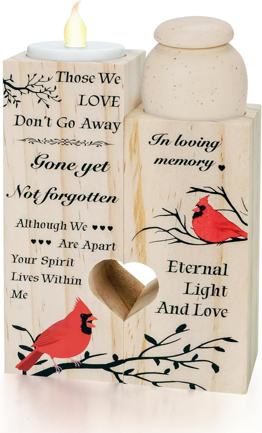 Cremation Urns for Human Ashes Candlestick for Your Loss Sympathy Gifts for Wome