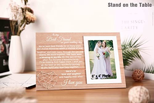 to My Best Friend on Your Wedding Day-Wedding Photo Frame Gifts for Bride from