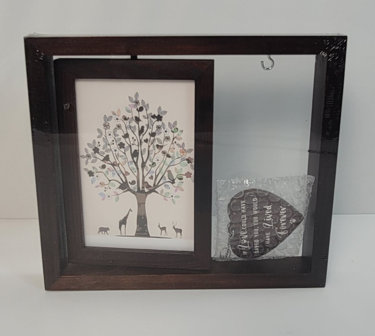 Dog&Cat Picture Frame Pet Memorial Gifts 360°Rotating Picture Frame (4×6″ Photo)