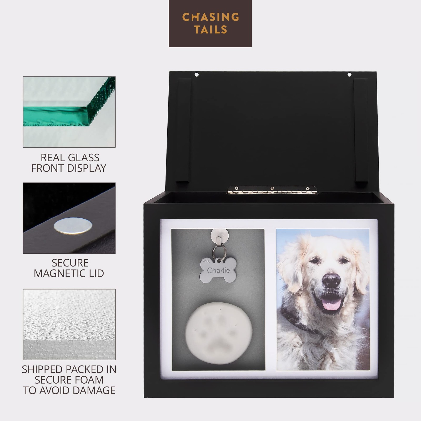 Pet Urns for Dogs – Dog Urns for Ashes, Suitable for All Pets – Includes Paw …